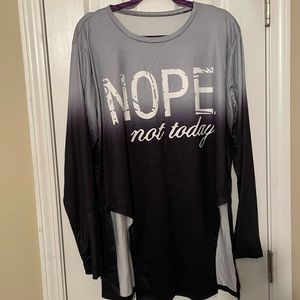 2 piece black and grey set long sleeve